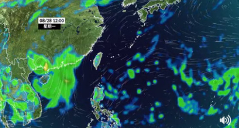 第14號颱風帕卡目前就在呂宋島東邊，周日到下周一期間將通過呂宋島後往廣東廣西交界接近。（圖／翻攝自氣象達人彭啟明臉書）