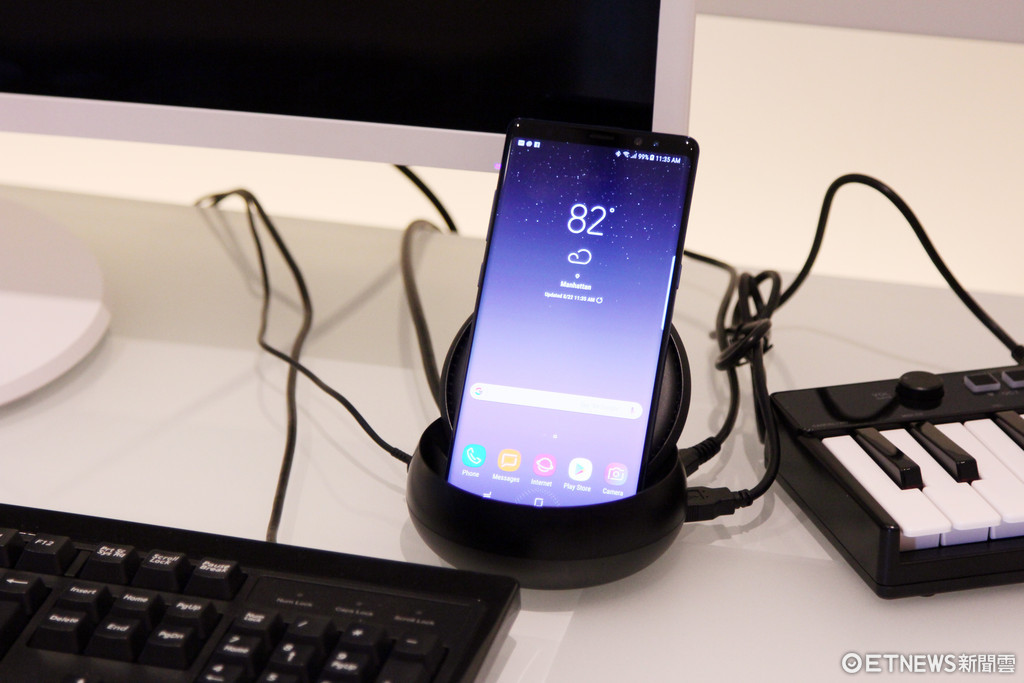 ▲三星Galaxy Note 8跑分出爐！Samsung Dex 體驗再升級。（圖／記者洪聖壹攝）
