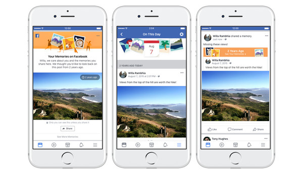 Facebook將推出更多動態回顧方式。（圖／翻攝自官網）
