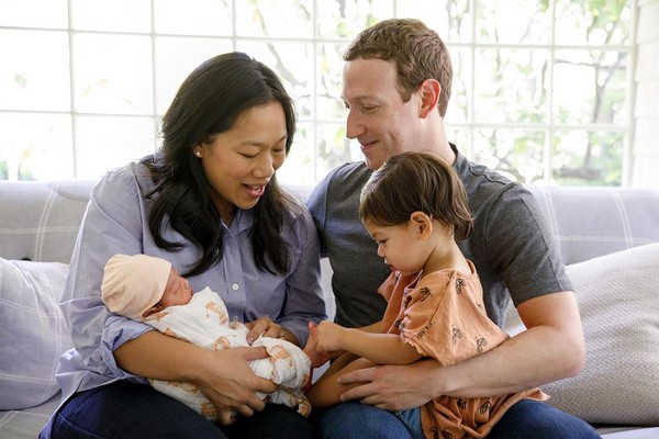 ▲▼祖克伯臉書宣布二女兒出生。(圖／翻攝自Mark Zuckerberg臉書)