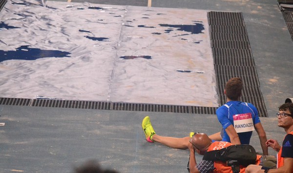 ▲義大利跳遠選手Filippo Randazzo。(圖／世大運青年記者林易澄攝）