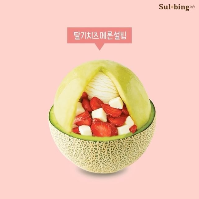 ▲▼韓國雪冰的水蜜桃冰。（圖／翻攝自韓網，insight）