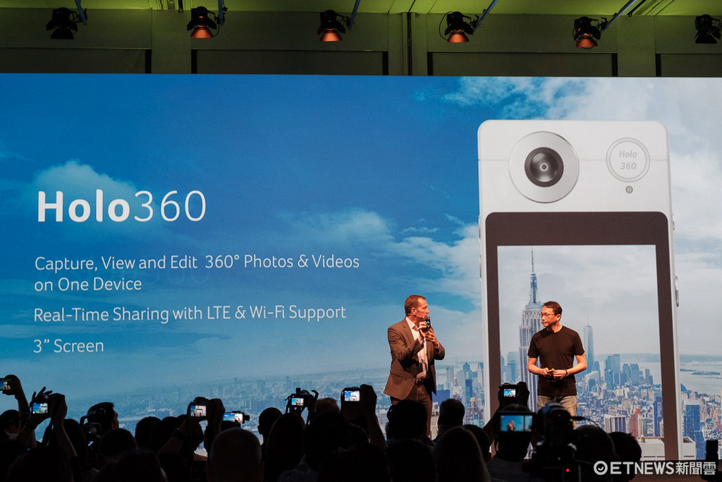 內建4G LTE、操控更直覺！宏碁Holo360智慧VR相機登場。（圖／記者莊友直攝）