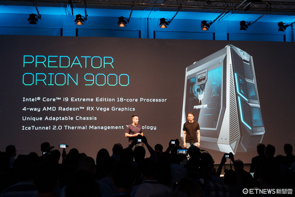 Core i9 18核桌機現身！宏碁IFA Predator電競新品速覽。（圖／記者莊友直攝）