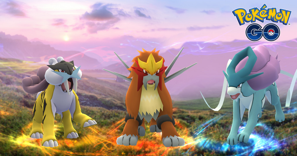快訊／《Pokémon GO》二代神獸水君、炎帝、雷公即將登場（圖／取自《Pokémon GO》官方網站）