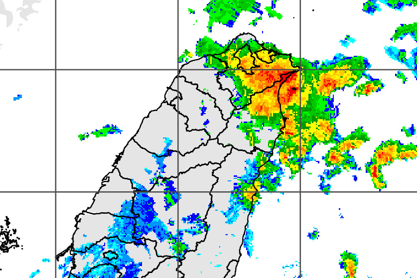 ▲▼東台灣濕透！瑪娃颱風還沒到…「大豪雨夜襲」宜蘭拉高警戒。（圖／中央氣象局）