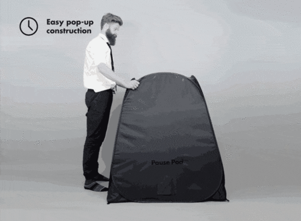 ▲Pause Pod收納式帳篷。（圖／翻攝kickstarter）