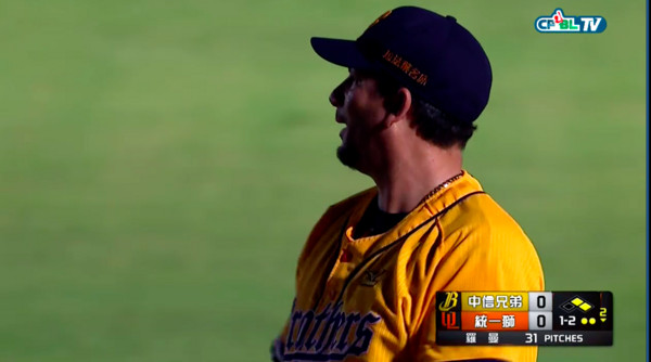 ▲台南球場燈光故障 。（圖／擷自CPBL.TV）