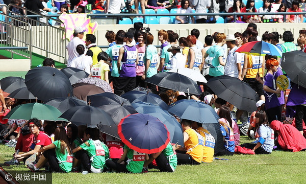 ▲2011年《偶像運動會》錄影現場。（圖／CFP）