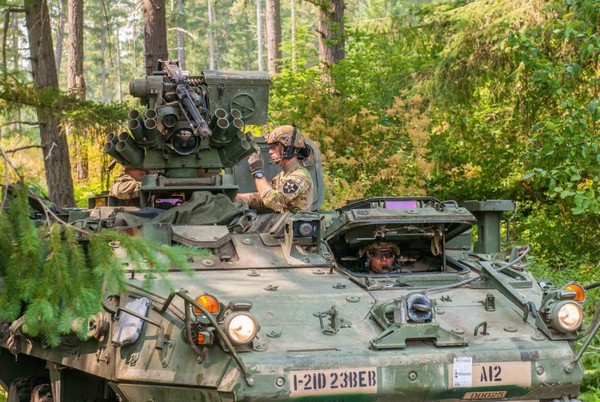 ▲▼M1126裝甲運兵車,美軍示意圖。（圖／翻攝自U.S. Army粉絲專頁）