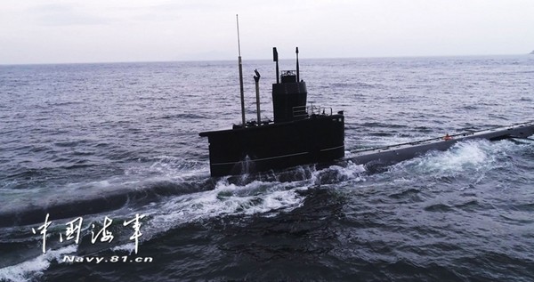▲▼大陸解放軍公開潛艇部隊在南海的演訓情形。（圖／翻攝自中國軍網）