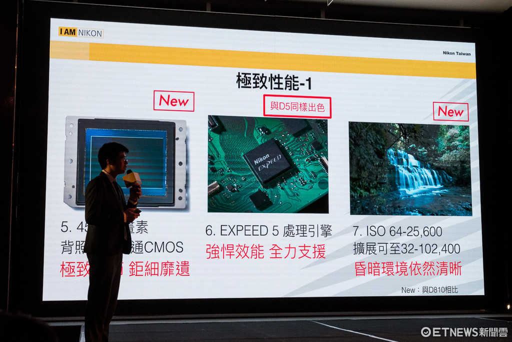 Nikon D850全幅機皇上市。（圖／記者莊友直攝）