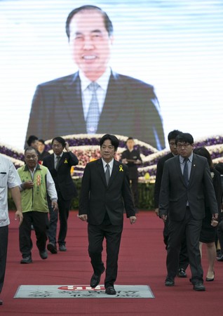台南幫大老鄭高輝的追思告別儀式，由準閣揆賴清德擔任治喪委員會主委。