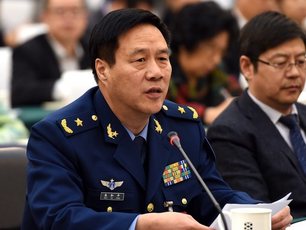 現任中國空軍指揮學院副院長朱和平。（圖／翻攝自新華社）