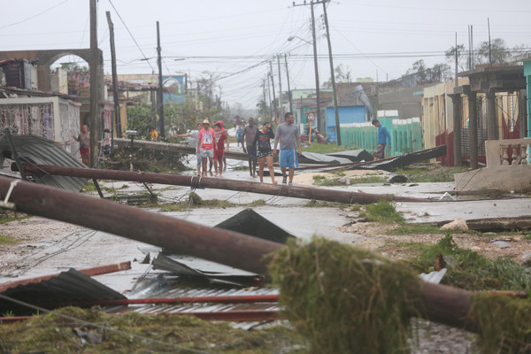 ▲▼颶風艾瑪襲擊古巴。（圖／路透社）