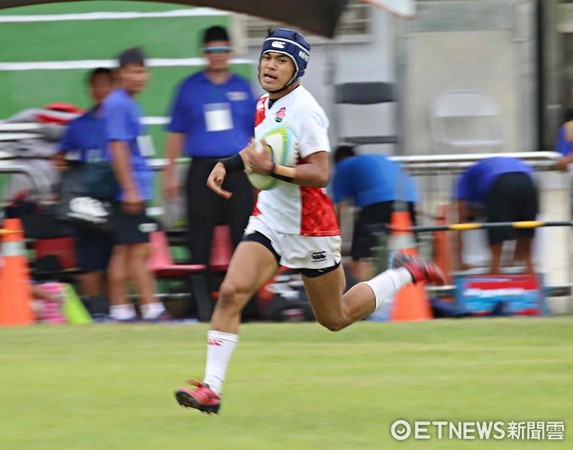 ▲U17橄欖球冠軍戰日本VS泰國。（圖／記者張克銘攝）