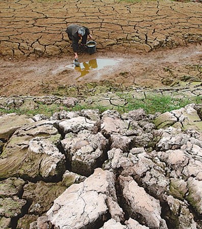大陆600万人陷入缺水危机 中央启动抗旱iv级因应