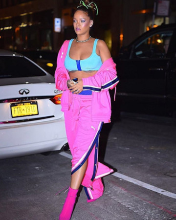 ▲ 紐約時裝周，FENTY PUMA by Rihanna秀。（圖／翻攝蕾哈娜IG）