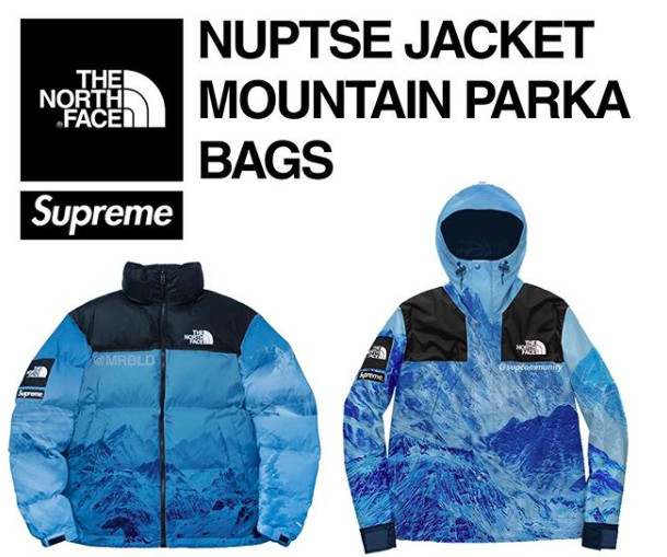 supreme x the north face 2017