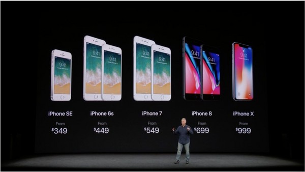 Apple iPhone X 發表。（圖／翻攝字官網） 