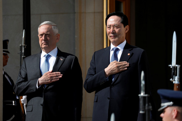 ▲美國NBC報導稱南韓國防部長宋永武考慮研究核武部署。（圖／路透社）