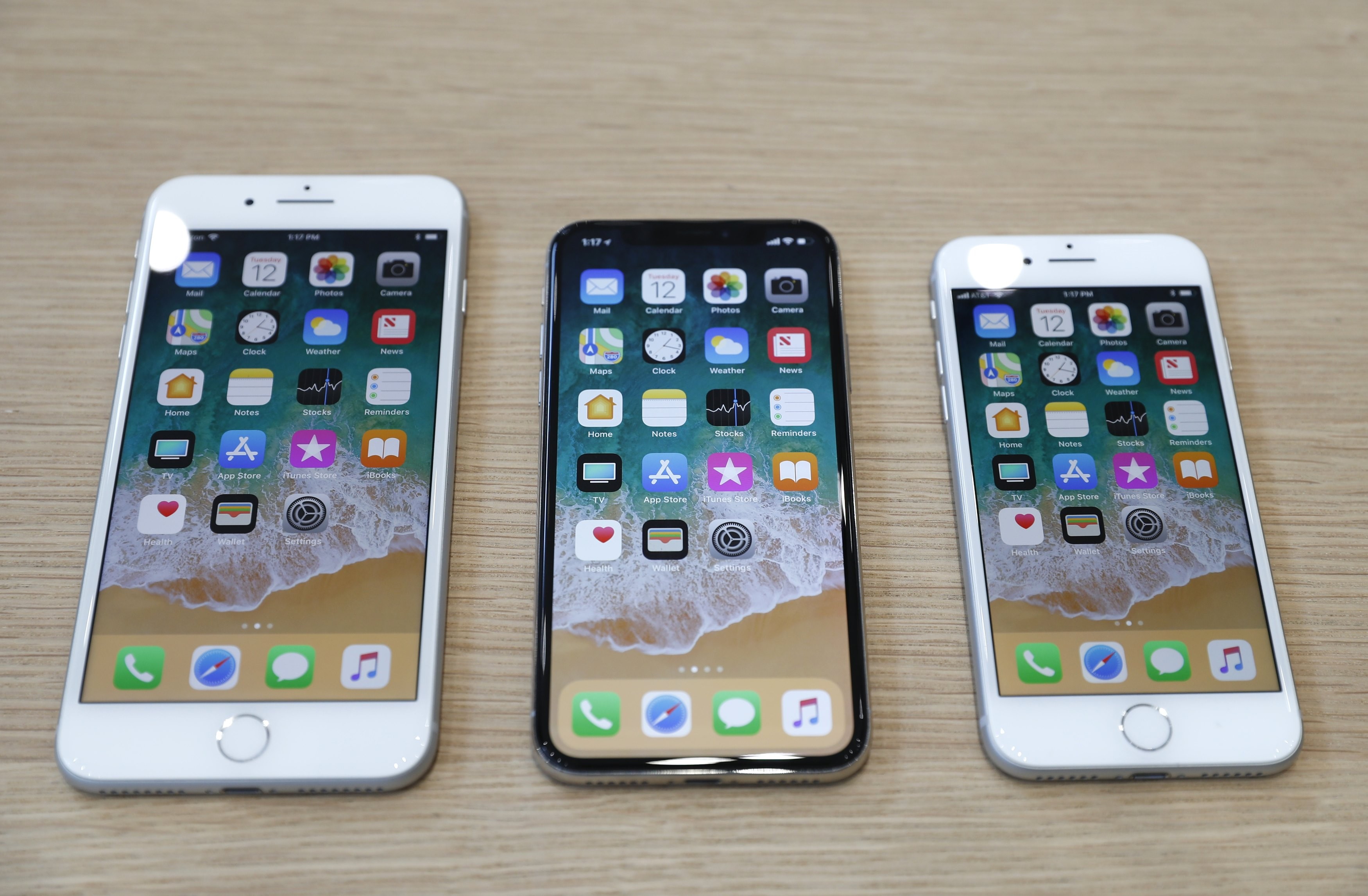 ▲▼iPhone 8,iPhone X 新機發表會。（圖／路透社）