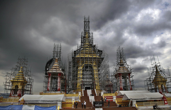 ▲▼泰國將在10月25日舉行先王拉瑪九世（Rama IX）蒲美蓬火葬。（圖／達志影像／美聯社）