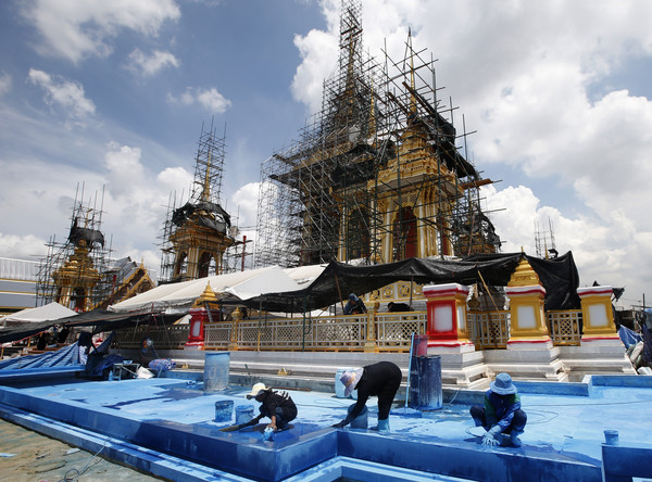 ▲▼泰國將在10月25日舉行先王拉瑪九世（Rama IX）蒲美蓬火葬。（圖／達志影像／美聯社）