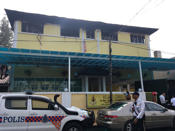 ▲▼馬來西亞一間伊斯蘭學校宿舍大火25死。（圖／路透社）