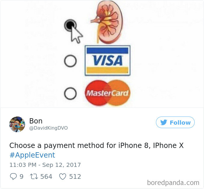 iPhone X要價4萬太殘忍，網友P「賣腎圖」瘋傳（圖／翻攝自網路）