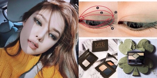 ▲草木綠（圖／翻攝自PINTEREST, INSTAGRAM @ponysmakeup、narsissist）