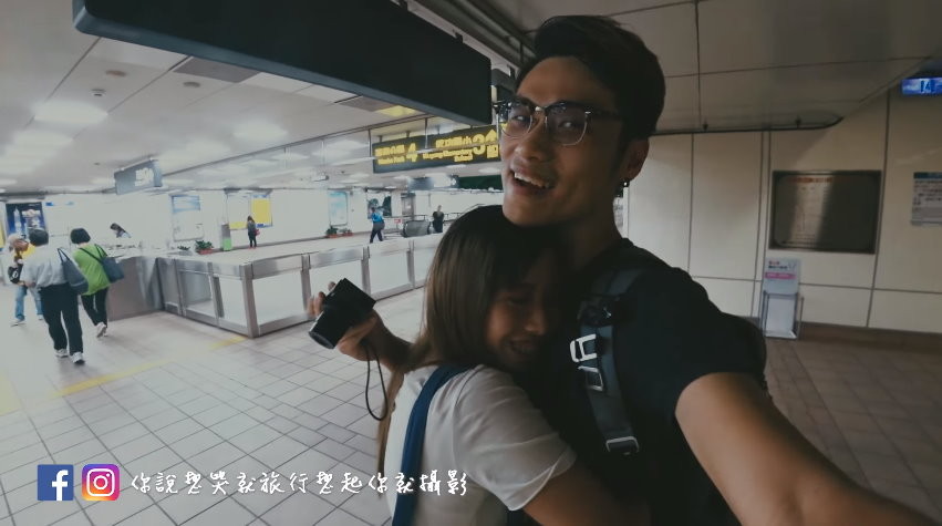 還記得香港YouTuber「悶井Moon Cheng」的感人行為嗎？他從特地從香港飛來台灣，就為了接台灣女友「KERO」下班，如今傳出交往4年多的兩人分手了。（圖／「Moon CHENG 悶井」授權提供）