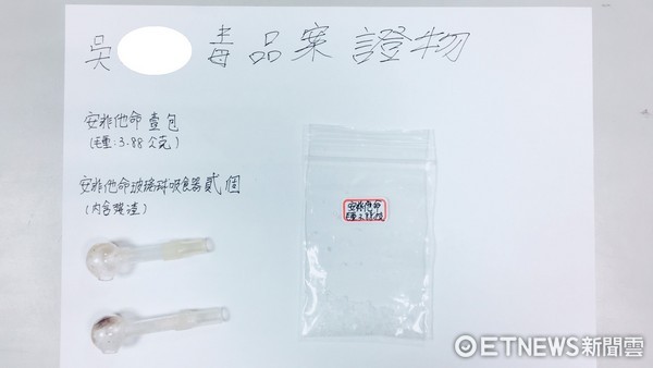 ▲男子長途夜車載完朋友後毒癮發作，竟直接占用一車道吸毒解癮。（圖／記者林煒傑翻攝）