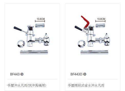 ▲▼蹲式馬桶的沖水器。（圖／翻攝自凱薩衛浴官網）