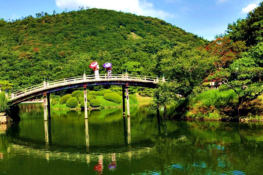 ▲▼日本香川縣高松栗林公園。（圖／記者蔡玟君攝）