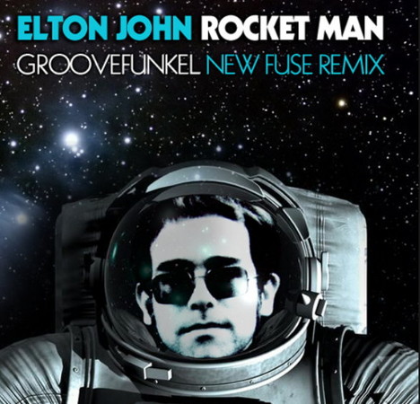 ▲艾爾頓強名曲Rocket Man混音版的封面。（圖／翻攝自網路)