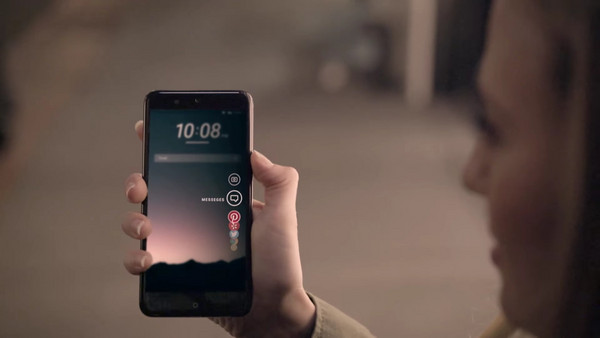 HTC Ocean Note新影片再爆Sense Touch邊框觸控功能(圖／取自Twitter)