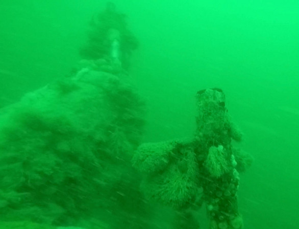 ▲▼德國1艘一次世界大戰潛艇的遺骸近日在比利時奧斯滕德（Oostende）附近海域被發現。。（圖／路透社）