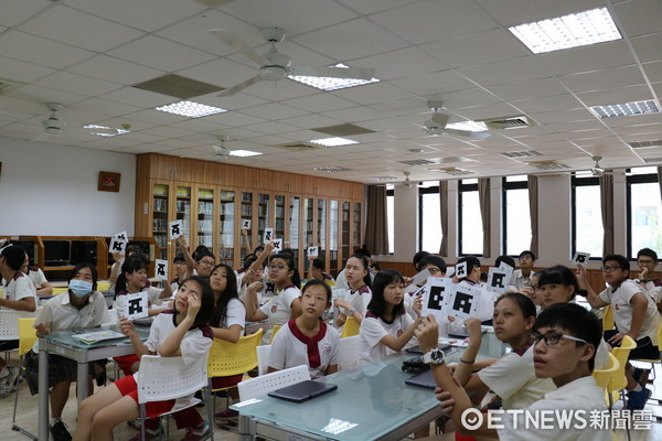 ▲台南市光華高中使用APP進行平日測驗，受到學生歡迎。（圖／光華提供）