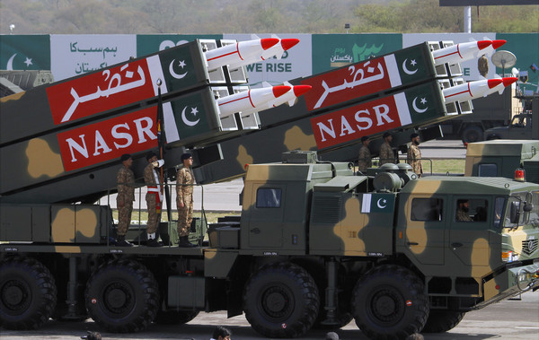 ▲▼巴基斯坦7月曾試射新型「NASR」短程彈道導彈，射程約60至70公里。（圖／達志影像／美聯社）