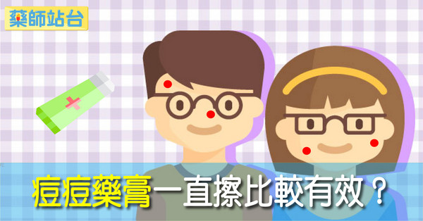 ▲直覺式顯圖：痘痘藥膏使用。