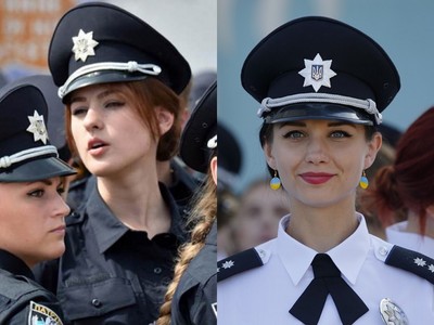 全世界顏值最高！烏克蘭正妹女警隊，值勤格鬥帶妝上陣