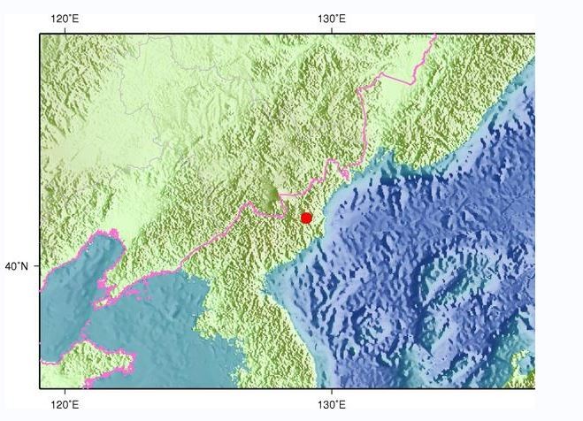 ▲▼北韓23日下午發生3.4级地震。（圖／翻攝中國地震局）