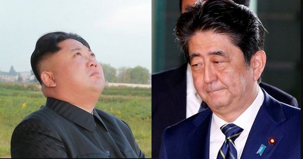 ▲▼北韓金正恩頻挑釁，安倍晉三強硬態度而民調回升。（圖／路透社）