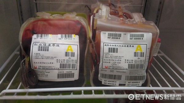 台東基督教醫院全面使用「減除白血球之紅血球濃厚液」具提高血液品質、減低輸血反應、防止輸血感染疾病、簡化輸血步驟等優點。（圖／東基醫院提供）