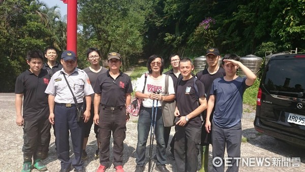 ▲新北一名男子獨自登皇帝殿，不慎走錯路走失，消防透過GPS精準尋人。（圖／記者林煒傑翻攝）