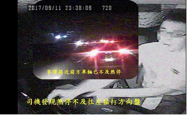 ▲阿羅哈客運自撞釀6死案，檢方3日公布多張監視器影像。（圖／取自橋頭地檢署官網）