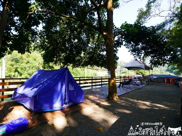 ▲苗栗大坪左岸親子露營地。（圖／何師父提供）