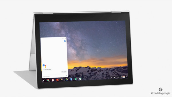 筆更厲害、內建智慧助理！Google推Pixelbook變形筆電。（圖／取自官網）
