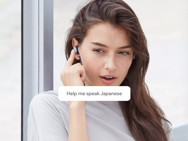 支援即時語音翻譯！Google Pixel Buds藍牙耳機亮相。（圖／取自官網）